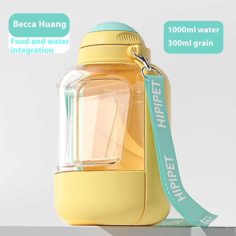 Portable Pet Water and Food Dispenser