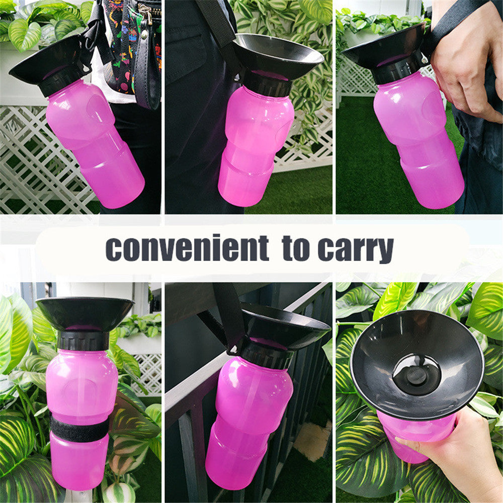 Squeeze-Type Portable Pet Water Bottle