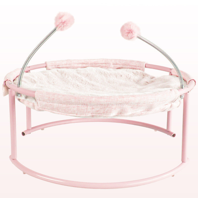Cat Bed House with Hammock Mattress
